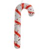 Clayre & Eef 66176 Ciondolo decorativo Candy Cane 7x2x17 cm Bianco Rosso