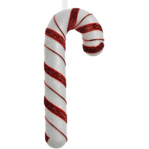 Ciondolo decorativo Clayre & Eef Candy Cane Bianco...