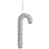 Clayre & Eef 66178 Ciondolo a forma di bastoncino di zucchero Bianco 7x2x17 cm Plastica Glitterata
