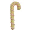Ciondolo Clayre & Eef Candy Cane Giallo Rosa 10x3x26 cm Plastica