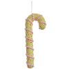 Ciondolo Clayre & Eef Candy Cane Giallo Rosa 10x3x26 cm Plastica