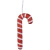 Ornamento natalizio Clayre & Eef bastoncino di zucchero rosso bianco 17 cm plastica