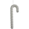 Clayre & Eef 66184 Ciondolo a forma di bastoncino di zucchero Bianco 12x4x33 cm Plastica Glitterata