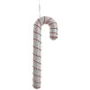 Clayre & Eef 66185 Ciondolo a forma di bastoncino di zucchero bianco rosso 11x4x33 cm
