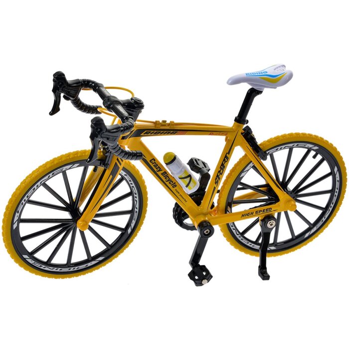 Clayre & Eef 66204 Modello Bicicletta Giallo-Nero 20x5x12 cm