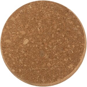 Campana di vetro Clayre & Eef Ø12x22cm Trasparente con fondo in sughero Decorazione in vetro