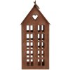 Clayre & Eef 6Y5792 Decorazione casa in metallo marrone 13x11x30 cm Stile country