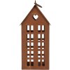 Clayre & Eef 6Y5792 Decorazione casa in metallo marrone 13x11x30 cm Stile country