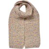 Juleeze JZSC0829BE Sciarpa da donna Beige 14x146 cm con accenti colorati