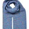 Juleeze JZSC0829BL Sciarpa blu 14x146 cm Sintetico Sprazzi di colore Facile da pulire
