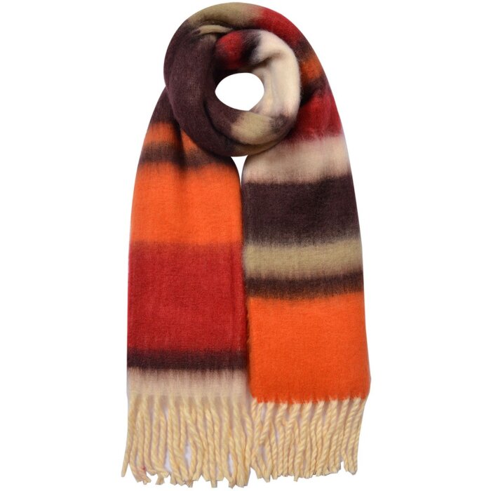 Juleeze JZSC0832CH Sciarpa da donna marrone arancione 37x210 cm