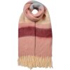 Juleeze JZSC0832P Sciarpa Rosa Beige 37x210 cm Donna con frange