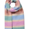 Juleeze JZSC0832PA Sciarpa viola 37x210 cm con frange a righe