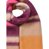 Juleeze JZSC0832Y Sciarpa 37x210cm Giallo Rosso Beige Rosa con frange