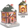 Clayre & Eef 6PR5734 Decorazione Casa con LED Rosa Grigio 4x5x6 cm