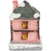 Clayre & Eef 6PR5734 Decorazione Casa con LED Rosa Grigio 4x5x6 cm