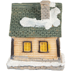 Clayre & Eef 6PR5735 Decorazione Casa LED Beige Verde 5x5x6 cm