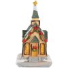 Clayre & Eef 6PR5736 Decorazione Casa LED 6x5x9 cm Poliresina Arancione Verde