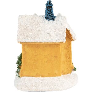 Clayre & Eef 6PR5738 Decorazione Casa con LED Giallo Bianco Ø 6x9 cm