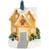 Clayre & Eef 6PR5738 Decorazione Casa con LED Giallo Bianco Ø 6x9 cm