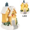 Clayre & Eef 6PR5738 Decorazione Casa con LED Giallo Bianco Ø 6x9 cm