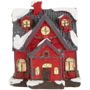 Clayre & Eef 6PR5739 Decorazione Casa LED Rosso...