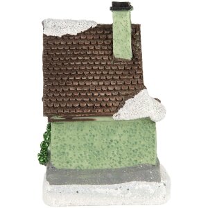 Clayre & Eef 6PR5740 Decorazione Casa con LED 5x5x8 cm Decorazione natalizia in poliresina