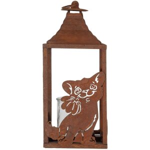 Clayre & Eef 6Y5776 Lanterna 15x15x37 cm Marrone...