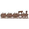 Clayre & Eef 6Y5777 Decorazione Treno in metallo Marrone 34x5x10 cm Stile country