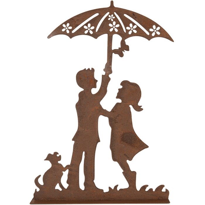 Clayre & Eef 6Y5781 Decorazione bambini in metallo figura stile country 21x5x31 cm