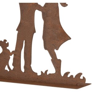 Clayre & Eef 6Y5781 Decorazione bambini in metallo figura stile country 21x5x31 cm