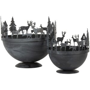 Clayre & Eef 6Y5787 Set di 2 ciotole decorative...