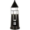 Clayre & Eef 6Y5790 Decorazione Faro Nero Ø 16x45 cm Metallo Stile Rustico