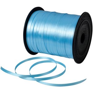 Clayre & Eef Nastro decorativo blu 0.5cm x 228m lucido