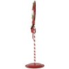 Clayre & Eef 6Y5635 Decorazione Lollipop LED 36x29x100 cm Metallo Rosso Verde