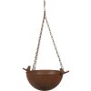 Clayre & Eef 6Y5793 Ciotola pensile per uccelli marrone antico 30x21x14/50 cm