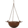 Clayre & Eef 6Y5793 Ciotola pensile per uccelli marrone antico 30x21x14/50 cm