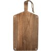 Clayre & Eef 6H2392 Tagliere Decorazione Marrone Naturale 25x50x2 cm Stile Country