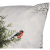 Clayre & Eef KT021.407 Copricuscino 45x45 cm Bianco Verde Stile Country Motivo Inverno