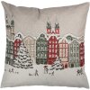 Clayre & Eef KT021.409 Copricuscino motivo invernale beige 45x45 cm