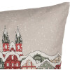 Clayre & Eef KT021.409 Copricuscino motivo invernale beige 45x45 cm