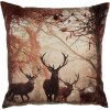 Clayre & Eef KT021.414 Copricuscino 45x45 cm Marrone Arancione Motivo cervo