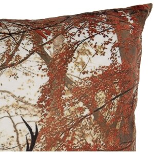 Copri cuscino Clayre & Eef motivo cervo marrone arancione 45x45 cm stile country