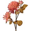 Clayre & Eef 6PL0387P Fiore artificiale rosa marrone 66 cm