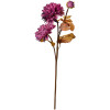 Clayre & Eef 6PL0387PA Fiore artificiale viola marrone 66 cm Fiore decorativo
