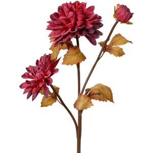 Clayre & Eef 6PL0387R Fiore artificiale rosso-marrone...