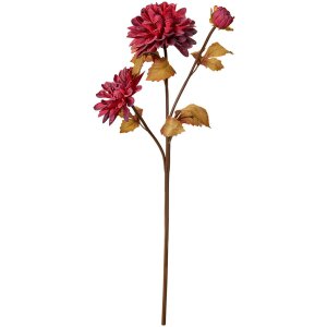 Clayre & Eef 6PL0387R Fiore artificiale rosso-marrone...