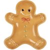 Clayre & Eef 6CE2134 Ciotola Gingerbread Man Brown 14x16x2 cm Stile country