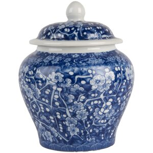 Clayre & Eef 6CE2142 Vaso decorativo con coperchio...