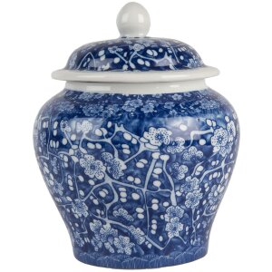 Clayre & Eef 6CE2142 Vaso decorativo con coperchio...
